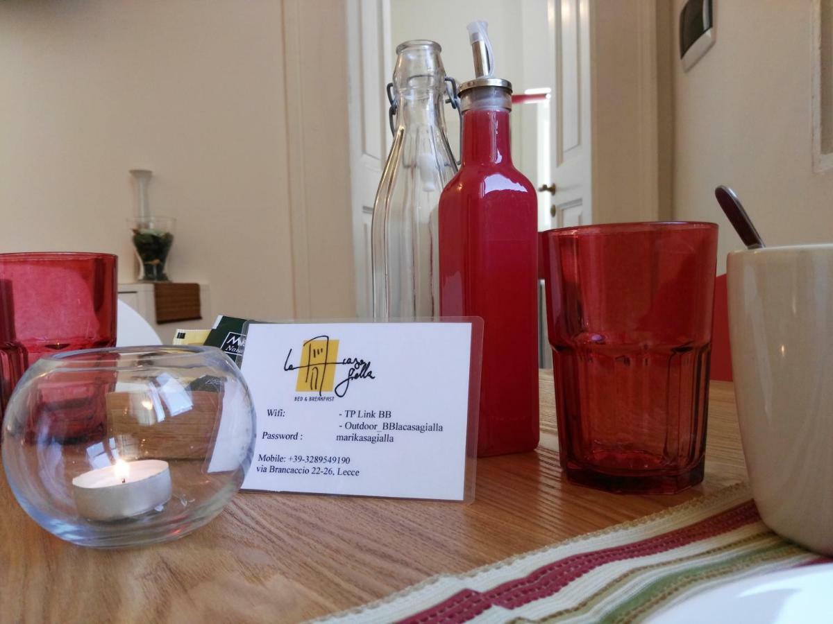 B&B La Casa Gialla Lecce Eksteriør bilde